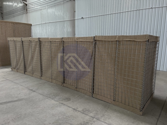 Anti-Korrosions-Heavy Duty Gabion Barrier Galfan Beschichtung Mi10 Verteidigungsbarriere für Notfallhalterwand