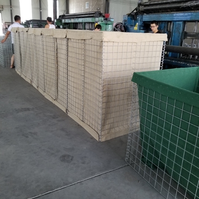 Galvanized Steel Wire Defensive Barrier with UV Resistant Geotextile