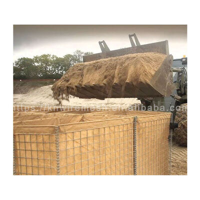 Standard Military Galvanized KN-3 Folding Defensive Sand Filled Barriers Wall For Protection Against Bomb