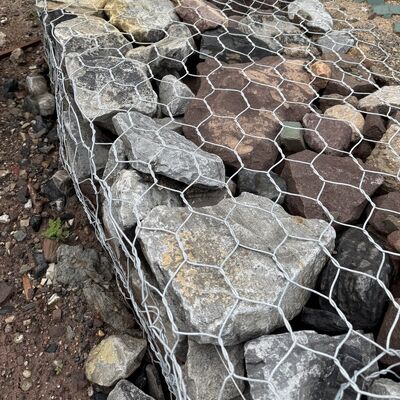 Turkey PVC Coated 3*3*0.3m Gabion Mattress for River Bank Protection Wall