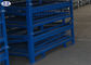 Hochleistungspaletten-Speicher-Käfig-Falte galvanisierter metallischer Kasten 1200*1000*890mm