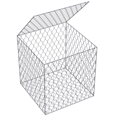 Galvanisierter Fluss-Schutz Draht-Mesh Retaining Wall Using Gabions-Korb-2.7mm