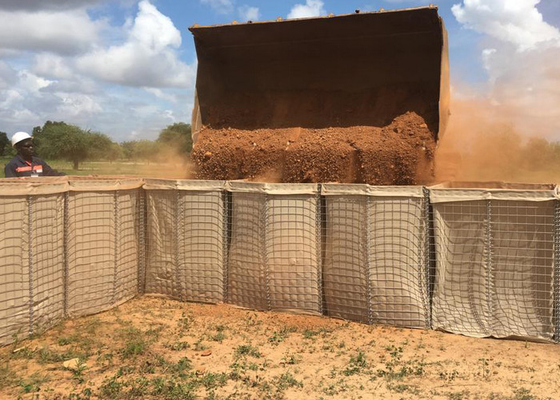 Schweres galvanisiert beschichtete Militär-Hesco-Bastions-Sperren-System defensive Hesco-Sperre