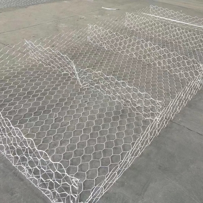 Galvanisiertes Kasten-PVC 2x1x1 Gabion beschichtete 80×100mm Mesh Hole 275 G-/Mverzinkung