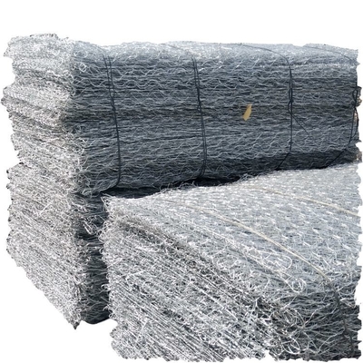 Sechseckige gesponnene Mesh Gabion Cages And Baskets-Maschine, die 80x100mm Loch 2.7mm spinnt