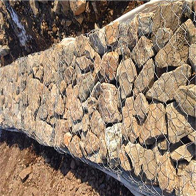 8cm x 10cm Mesh Spacing Galvanized gabion Korb/PVC Gabion Felsen-Korb