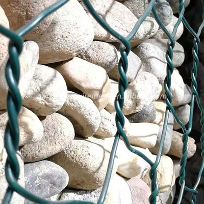 Heißes galvanisiertes 8*10 verdrehte sechseckigen Stein des Draht Gabions-Korb-niedrigen Eisen-Maschendraht-2x1x1
