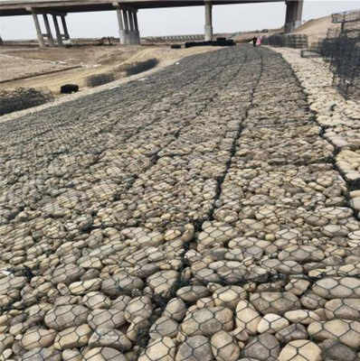 Rost-Beweis galvanisierte sechseckigen Gabions-Korb Galfan für Uferdamm-Schutz