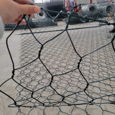 100 x 120 mm 2 x 1 x 1 3,05 mm PVC-beschichtete Gabionenkörbe, 270 g/m², verzinkt