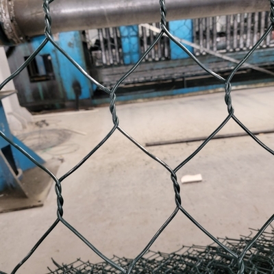 Anti-Rost-zinkbeschichtete, gewebte Gabionenkörbe, 2 m x 1 m x 1 m, mit Steinen gefüllter Felsschutz