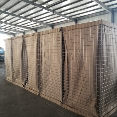 Korb-Militärsand-Sperren ISO-Bescheinigung Mil 3 4mm 75cmx75cm Hesco