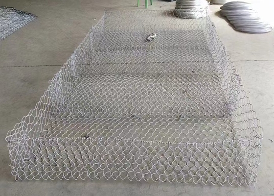 80x100mm 3mm galvanisierter Sechseckengabonkorb