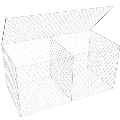 Doppeltes verdrehtes HDG galvanisierte 8x10cm, Gabions-, daskörbe gefüllte Draht-Käfige entsteinen