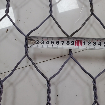Bau-Kontaktgeber 3.05mm gefüllter Stein PVCs  Gabion Korb galvanisierte