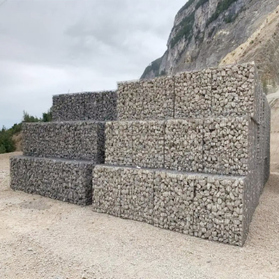 Doppelte Torsion galvanisierter Gabions-Kasten sechseckiger Gabions-Draht Mesh Corrosion Protection