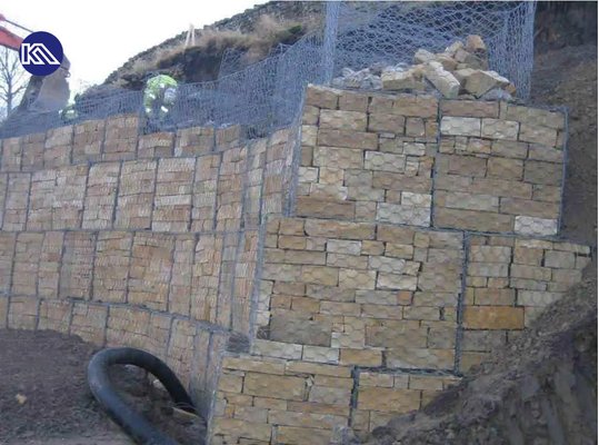 3.3mm Draht-sechseckige Mesh Woven Gabion Baskets For-Uferbefestigung