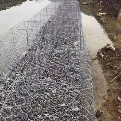 Standard-Q195 galvanisierte Körbe  Gabion für Hochwasserschutz-Stützmauer