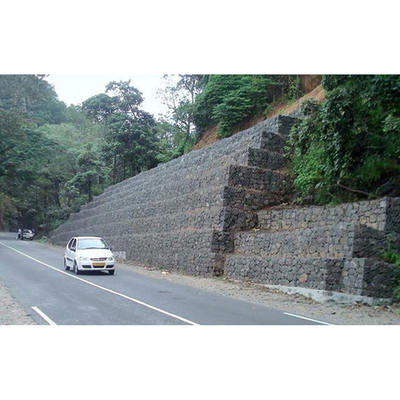 Sechseckiges Loch-galvanisiertes Eisen-Draht-Mesh Gabion Box PVC beschichtete
