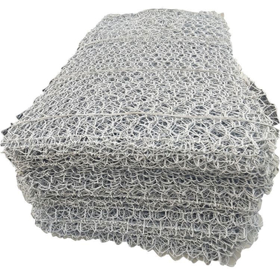 Gewebte 3,0 mm Gabion Käfig Stützwand 80 mm X 100 mm Mesh Größe