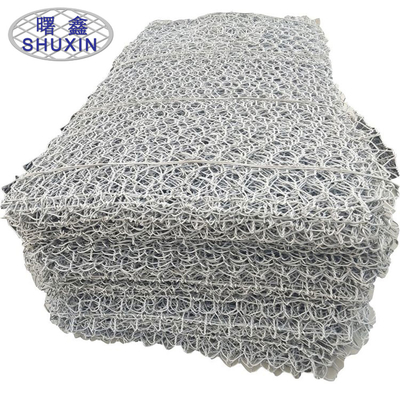 Gewebe Hexagonale Gabion-Wandkäfige Rostbeständigkeit Galvanisiert / PVC Beschichtet 2,7 mm