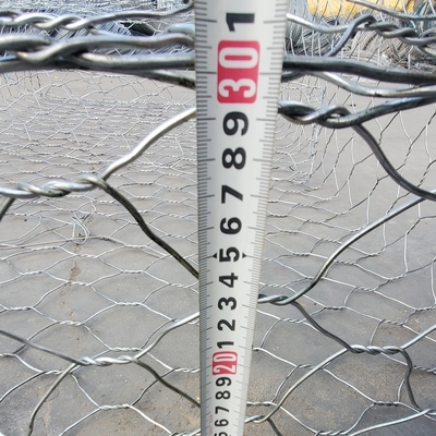 2x1x1m Steingabonkorb 8*10cm Hexagonalloch