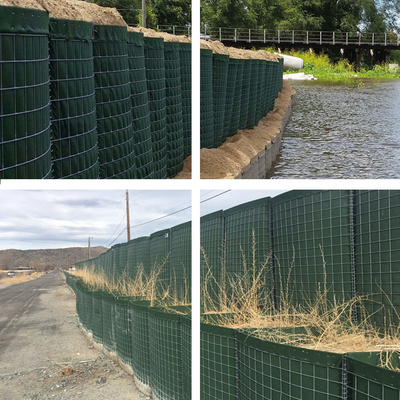 Galvanisierte militärische Barriere geschweißtes Mesh Gabion Mil7 Mil8 Mil10