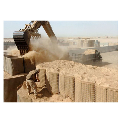 Schwerverzinkte Hesco Militärische Hochwasserschutz