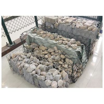 Galfan Coated Gabion Box / Double-Twisted Hexagonal Wire Mesh Basket for Retaining Wall & Coastal Protection