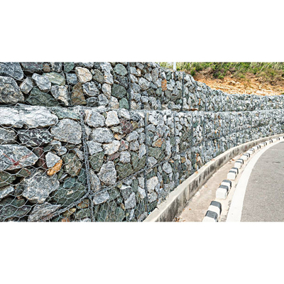 100mmx120mm Eisennetz 3d Gabion Box Stein Für Garten Hot Dip Galvanized Gabion Mesh