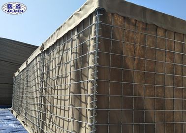 Gewebe gezeichneter Militär-Gabions-Kasten, Gabions-Korb-Stützmauer