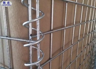 Zusammenklappbarer Sand-Farbe-Soem-Service der Metall-Gabions-Kasten-Sicherheitsbarriere-300gsm