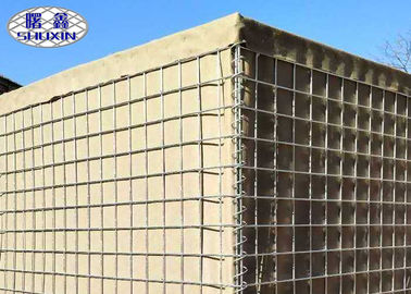 Geschweißte defensive Sperren-anti- Explosions-Wand mit beige Geotextilien
