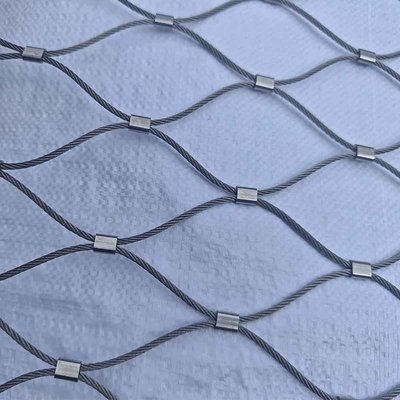 Freiluft-Schutznetz aus rostfreiem Stahlseil, rostbeständig gegen Drohnen