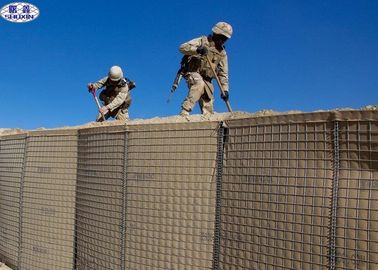 Schwere Militär-HESCO-Sperren-Behälter-Verzinkung schweißte Gabion