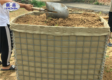 SX 11 schweißte Bescheinigung der Gabions-Sperren-Wand-Morden zusammengebaute Sicherheits-SASO