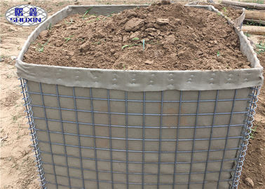 Asphaltieren Sie sperre Mesh Sand Wall Mils 3 Militärhesco-Edelstahl