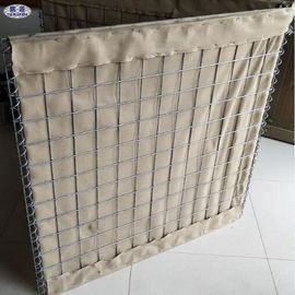 Geschweißte Maschendraht-mit Sand gefüllte Sperren/Militärsand Gabions-Kasten-Wand