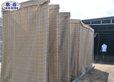 Hochleistungsdefensive Sperren SX des militär-HESCO - 10/galvanisierten Gabions-Kasten