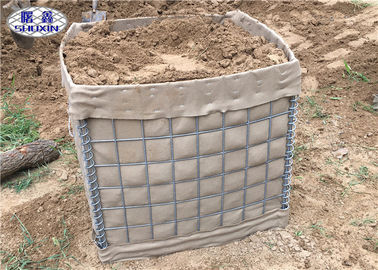 Geotextilien gezeichnete Militär-HESCO-Sperre, hochfeste geschweißte Gabions-Sperre