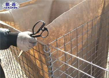 Galvanisiertes zusammenklappbare Verteidigungs-Sperren-Sand-Farblanges Berufsleben