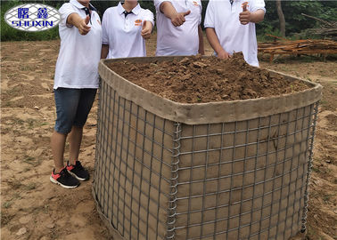 Erde gefüllte mit Sand gefüllte Sperren, Sicherheits-Militärbastions-Korb-Sand-Kasten