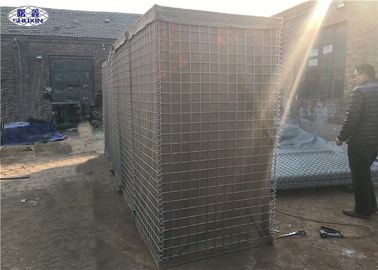Geschweißte Maschendraht Gabions-Kasten-Bastions-mit Sand gefüllte Art beige Geotextilien-Stoff