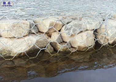 Schwere Stein-Stützmauer-galvanisierte sechseckige Eigenschaft Gabion umweltfreundlich