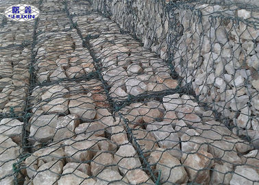 8X10 galvanisierte Felsen-Käfig-Wand-sechseckige Form für Damm-Verhinderung
