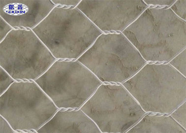 Hexagonaler Gabion-Korb-Gitter mit kostenlosen Probe Gewebter Draht zum Schutz von Staudämmen Tianjin Hafen
