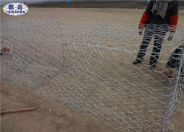 Galvanisierte überzogene Gabion Körbe PVCs für Fluss-Schutz-Wand Soem-Service