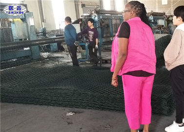 2 × 2 × 0,3 beschichtete PVC Gabions-Kasten-Wetter-Beweis-einfache Installation