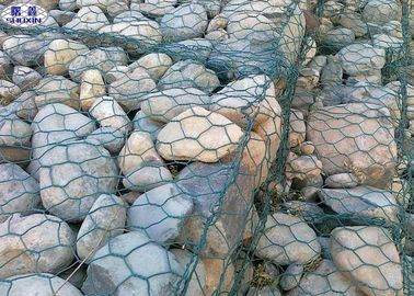 Schwarze hochfeste Stärke Gabions-Matratze Mesh Size 60mm x 80mm 100mm x 120mm
