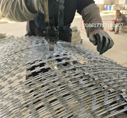 Fabrik direkt Lieferung Rasierklinge Stacheldraht für Gefängnis Grenzfarm