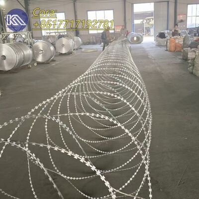 China Factory Concertina Rasierschneiderdraht für den Landesgrenzschutz verwendet